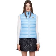 Moncler Damen Bekleidung Moncler Blue Ghany Down Vest 713 Light Blue