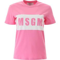 Pink Logo Print T-Shirt - Lyserød
