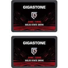 Gigastone Game Turbo 2-Pack 512GB SSD SATA III 6Gb/s. 3D NAND 2.5' Internal Solid State Drive, Read up to 560MB/s. Compatible with PS4, PC, Desktop