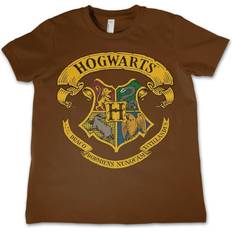 Hogwarts Crest Kids T-Shirt - Brown