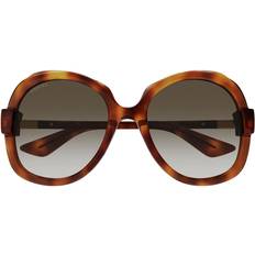 Gucci Herre Solbriller Gucci Tortoiseshell Round Frame 002 HAVANA