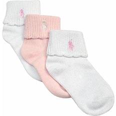 Socks Polo Ralph Lauren Baby Girl Scalloped Cuffed Pack Sock 0-6M,6-12M,18-24M 18-24 Month