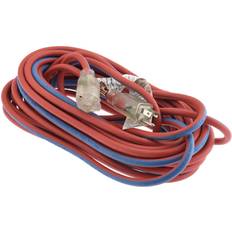 Value Collection 50 14/3 Gauge/Conductors Blue/Red Outdoor Extension Cord 1 Receptacle 15 Amps UL SJTW NEMA 5-15P