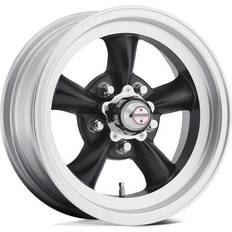 VN105 Torq Thrust D Satin Black Machined Lip 6X15