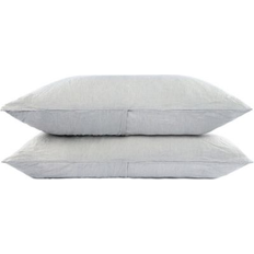 Linen Pillow Cases BOKSER HOME French Linen Set Pillow Case Gray