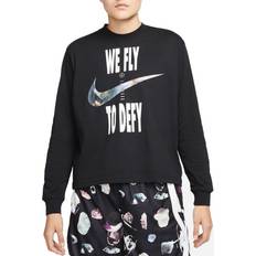 Nike Dri-FIT Swoosh Fly Wmns Boxy Long-Sleeve Tee - Camiseta de manga corta