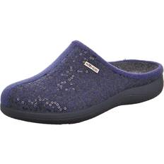 Rohde damen bari pantoffeln pantoletten hausschuhe cloqs slipper 6550 jeans Blau Jeans