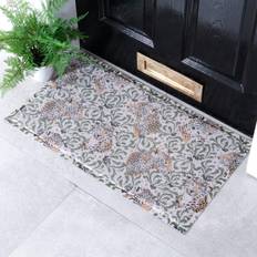 Polyamide Carpets & Rugs Artsy Doormats Leopard Leaf Green