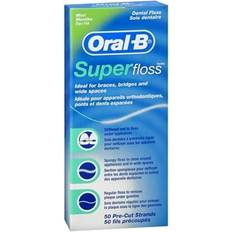 Oral-B Superfloss Dental Floss Pre-Cut Strands Mint