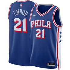 Abbigliamento per tifosi sportivi Nike Joel Embiid Philadelphia 76e Icon Canotta Basket Uomo