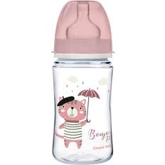 Vauvan pullot Canpol babies Bonjour Paris tuttipullo 3m Pink 240 ml