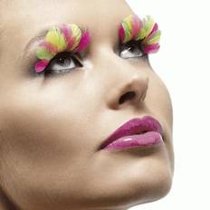 Feder Wimpern Multi Colour Neon Künstliche Wimpern im Neon Look