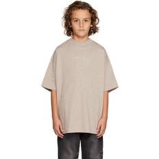 Fear of God ESSENTIALS Kids Beige Bonded T-Shirt Core Heather 6-7Y