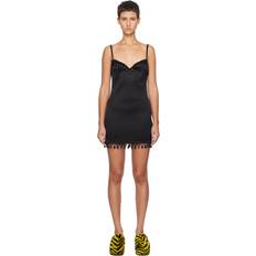 Simon Miller Black Beaded Minidress Black