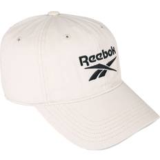 Reebok Herre Tilbehør Reebok Unisex-Erwachsene [Ree] Cycling Vector Logo Cap mit mittelgroßer gebogener Krempe und atmungsaktivem 6-Panel-Design Baseballkappe, Mondstein, One