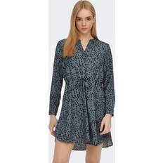 Käärmemekko - Musta Mekot Only Mini Printed Tunic Dress