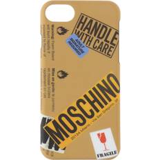 Moschino Logo Print Iphone 6 6s 7 Beige