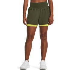 Under Armour Damen Shorts Under Armour Damen Shorts UA RUN ELITE 2IN1 SHORT Grau