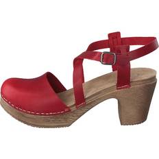 Pumps Calou Tilda Soft Høyhælte - Brun/Rød