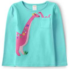Gymboree gymboree,and Toddler Embroidered graphic Long Sleeve T-Shirts,Dino Pocket,10
