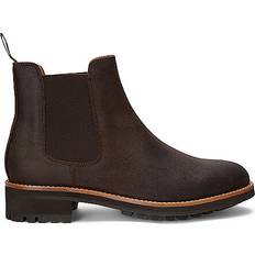 Polo Ralph Lauren Hombre Botas Polo Ralph Lauren Bryson Waxed Suede Chelsea Boot - Chocolate Brown, Male