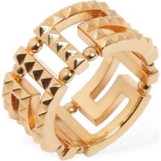 Versace Ringe Versace Greca Spike Ring - Gul