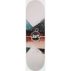 Skateboards Jart Orange Skateboard Deck White 8.375"