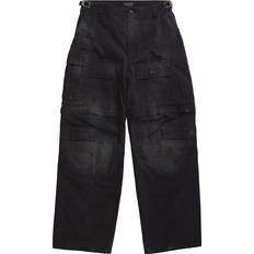 Balenciaga Kläder Balenciaga Cotton twill cargo pants black