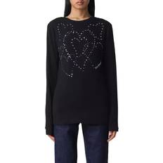 Love Moschino Clothing Love Moschino Black Cotton Tops & T-Shirt IT42