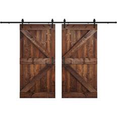 Coast Sequoia Coast Sequoia 48in/60in/72in/76in/84in Pine Double Hardware Kit Sliding Door (x84")