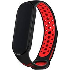 Cool rem Mi Band 5/Mi Band 6/Amazfit Band 5 Sport svart-röd