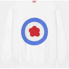 Kenzo Sweatshirt Oversize Target' Femme Blanc Casse