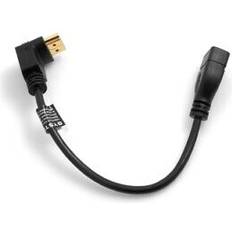 System-S HDMI-kabel kontakt uppåtvinkel vinkelkontakt 90° vinklad