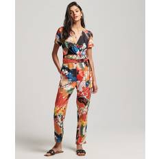 Byxdressar - Multifärgade Jumpsuits & Overaller Superdry Klänning Vintage Woven Jumpsuit Flerfärgad Kvinna