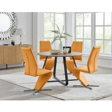 Round Dining Sets Furniturebox Uk Santorini Contemporary Dining Set