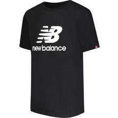 New Balance Black T-shirts New Balance Girl's Logo Tee 10-12