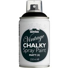 Målarfärg Panduro Vintage Chalky Spray Liq Black Svart