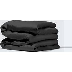 Bambu Påslakan Hairlust Silky Bamboo Duvet Cover Jet Black 140 x 200 cm Påslakan Svart