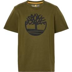 Timberland Herren Bekleidung Timberland kennebec fluss tree logo ss t-shirt weiß größe Grün