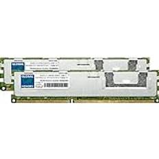 Global Memory 32GB 2 x 16GB DDR3 1066MHz PC3-8500 240-PIN ECC REGISTRERAD DIMM RDIMM MINNE RAM KIT FÖR SERVERAR/ARBETSSTATIONER/MOTORBOARDS 4 RANK KIT CHIPKILL