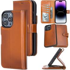 Bayelon iPhone 14 Pro Max Wallet Case Leather iPhone 14 Pro Max Case with MagSafe