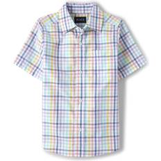 The children place The Children's Place The Children Place Boys Short Sleeve Button-up Shirt Sizes XS-XXL