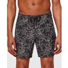 Unisex Swimming Trunks Vilebrequin Octopus Swim Shorts Black