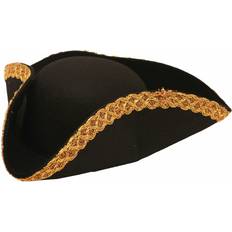 Kostumer My Other Me Hatt Deluxe Svart Gyllene Pirat
