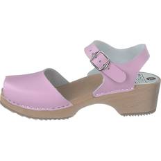 Marrón - Mujer Zuecos Elsa Pink Zapatos Tacones - Marrón/Rosa