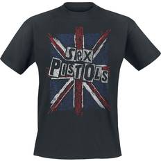 Sex Pistols T-shirt Union Jack till Herrer sort