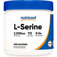 Nutricost L-Serine Powder, 113 Servings .5LB 2,000 MG Per