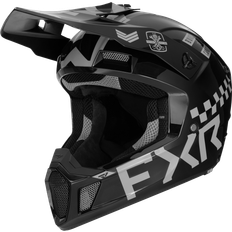 FXR Clutch Gladiator 2024 Motocross Helmet, black-grey, for Men