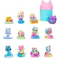 Gabby's Dollhouse Ensemble de figurines Gabi's Cat House Cat Figure Set 12 chats colorés Jouet pour enfant Blanc
