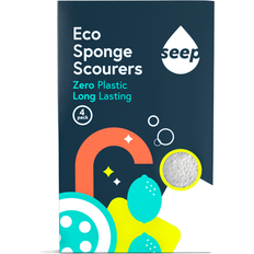 Cleaning Equipment & Cleaning Agents Compostable, Plastic Free Sponge With Loofah Scourer